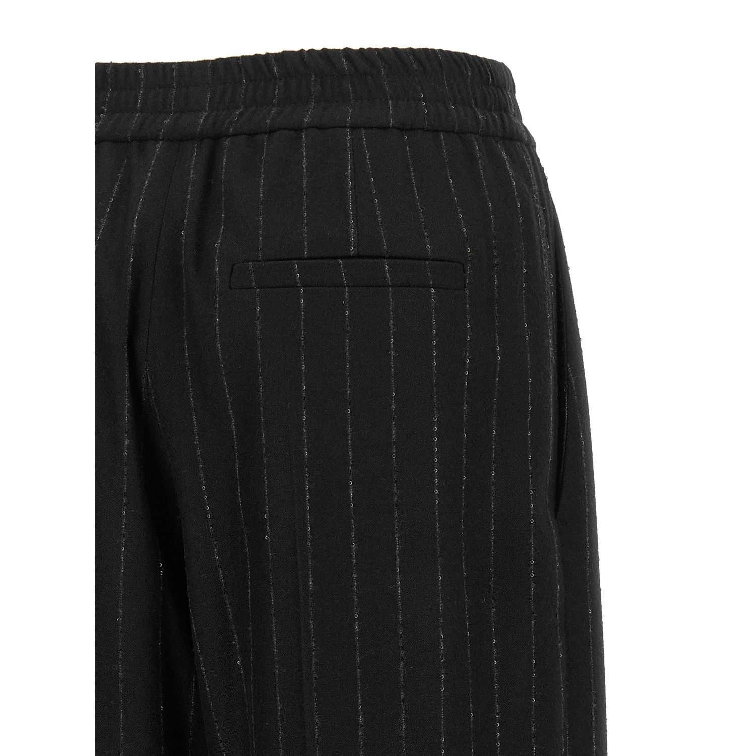 Brunello Cucinelli Blue Virgin Wool Casual Pants