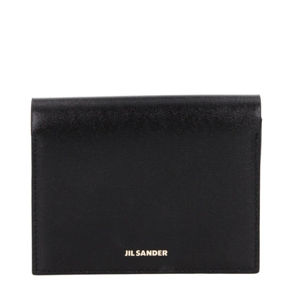 Jil Sander Black Leather Cardholder