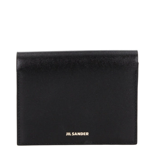 Jil Sander Black Leather Cardholder
