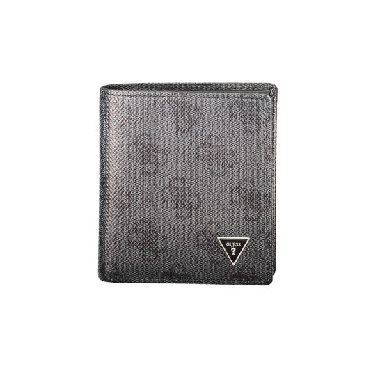 Guess Jeans Black Leather Men's Wallet