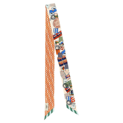 Fendi Multicolor Silk Hairband