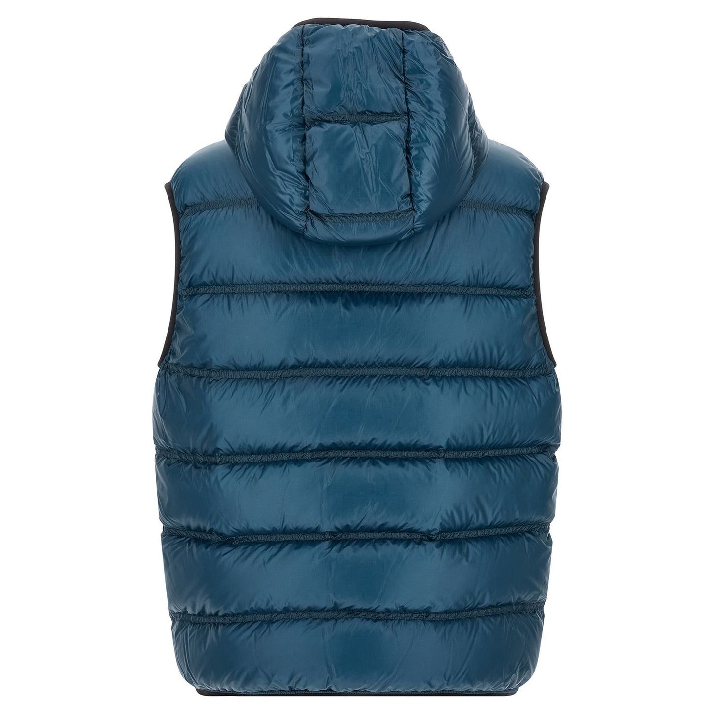 Moncler Blue Polyamide Full-Length Jacket