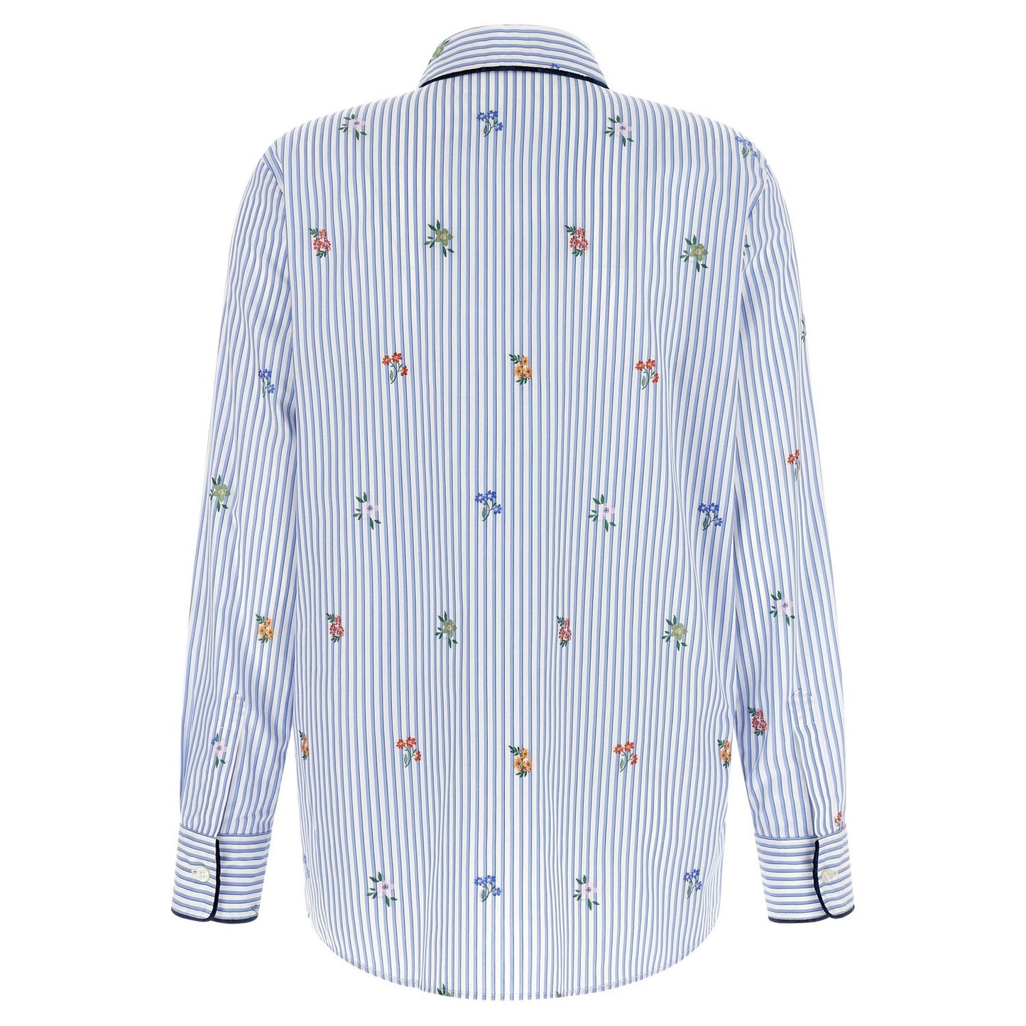 Etro Blue Cotton Blouse