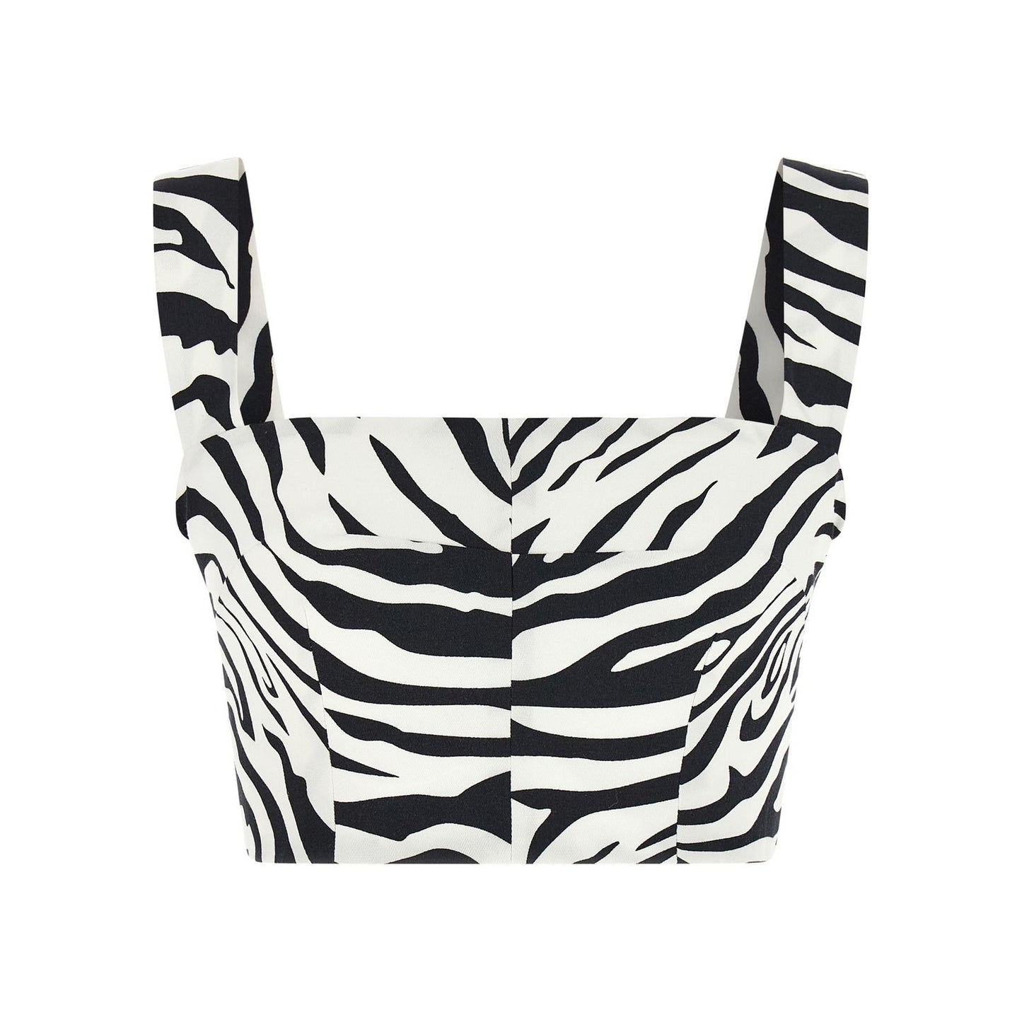 Dolce & Gabbana Bicolor Cotton Tank Tops