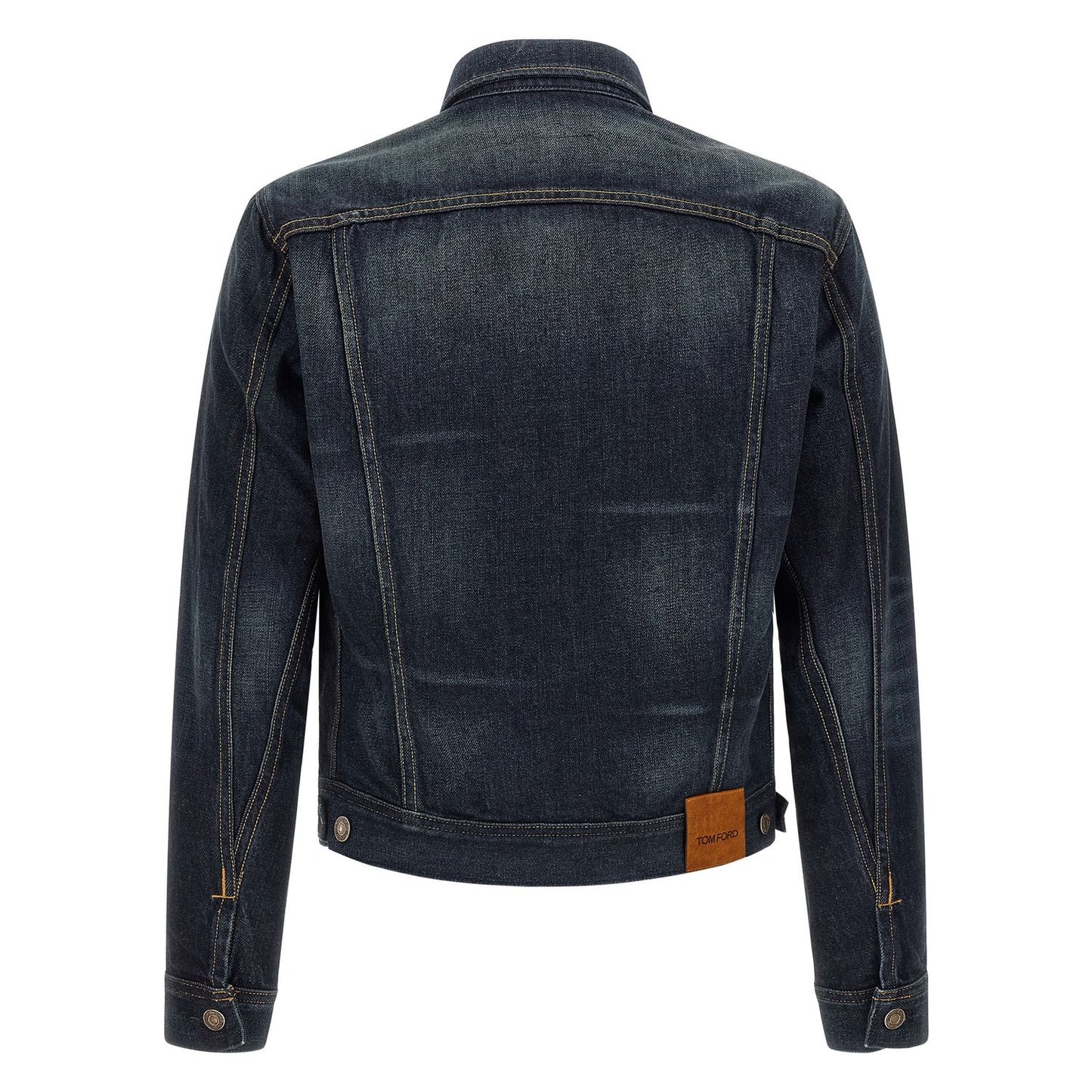 Tom Ford Blue Cotton Denim Jacket