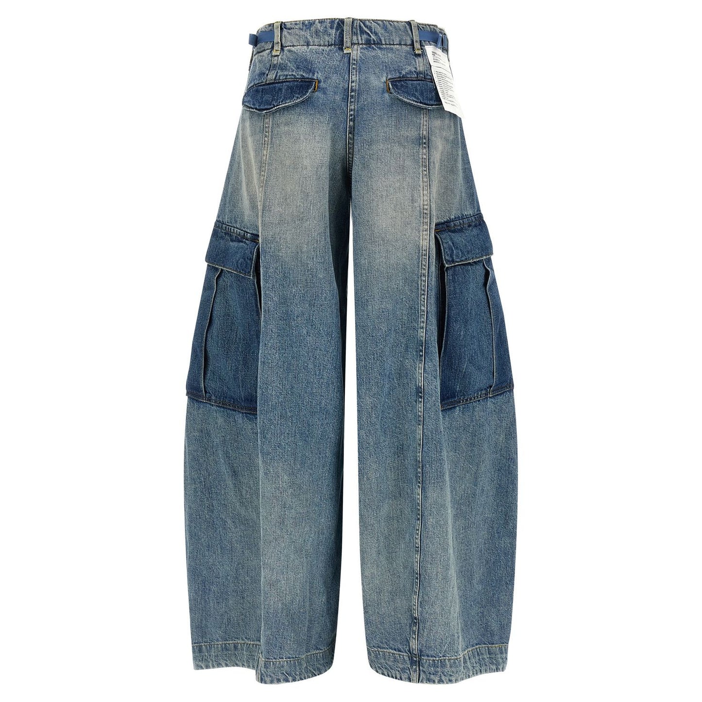 R13 Blue Cotton Jeans Denim
