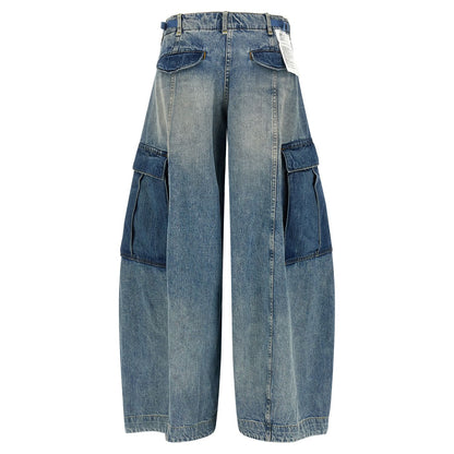 R13 Blue Cotton Jeans Denim