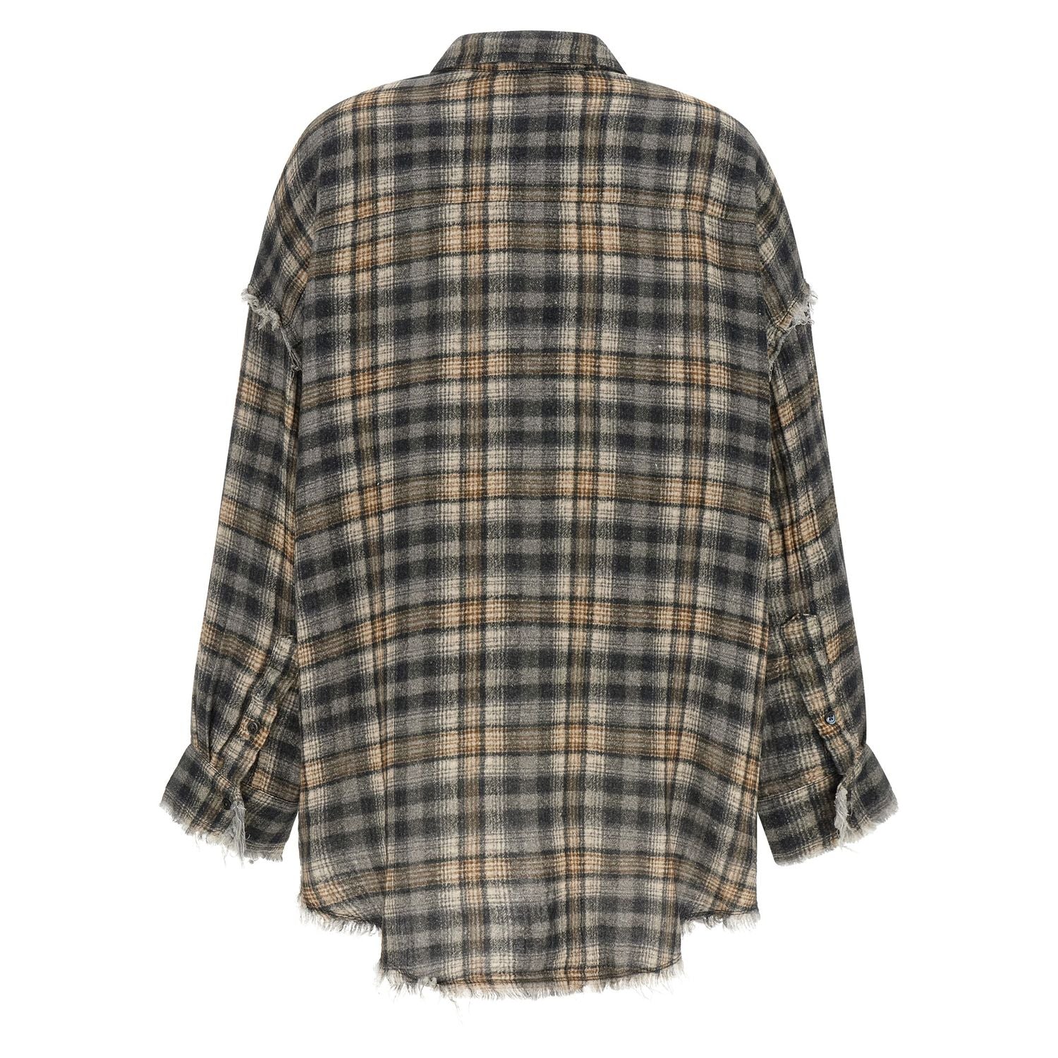 R13 Gray Cotton Blouse