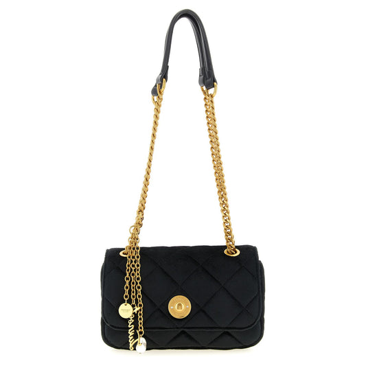 Twinset Black Polyester Crossbody Bag
