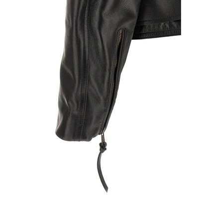 Balmain Black Calfskin Leather Jacket