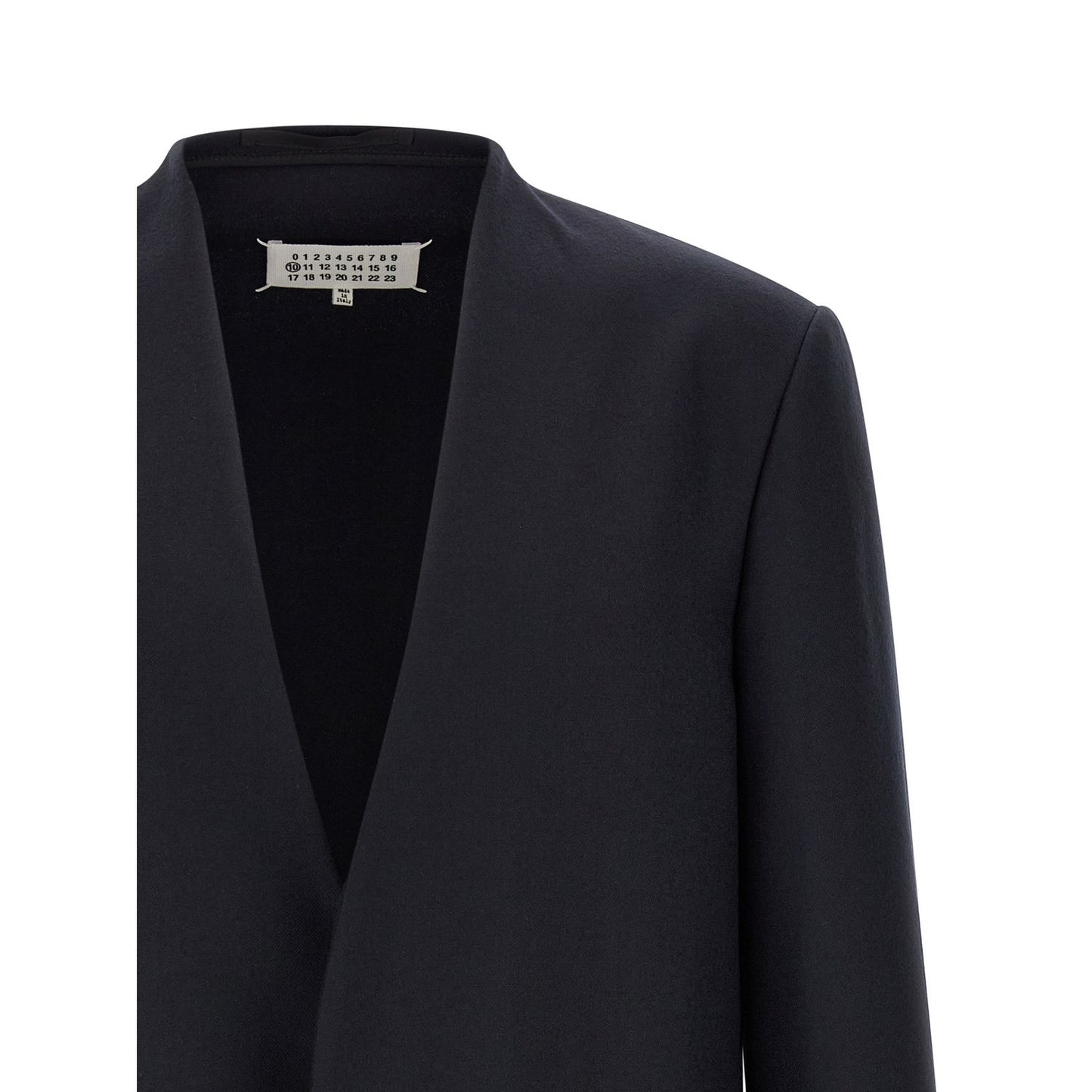 Maison Margiela Blue Virgin Wool Blazer