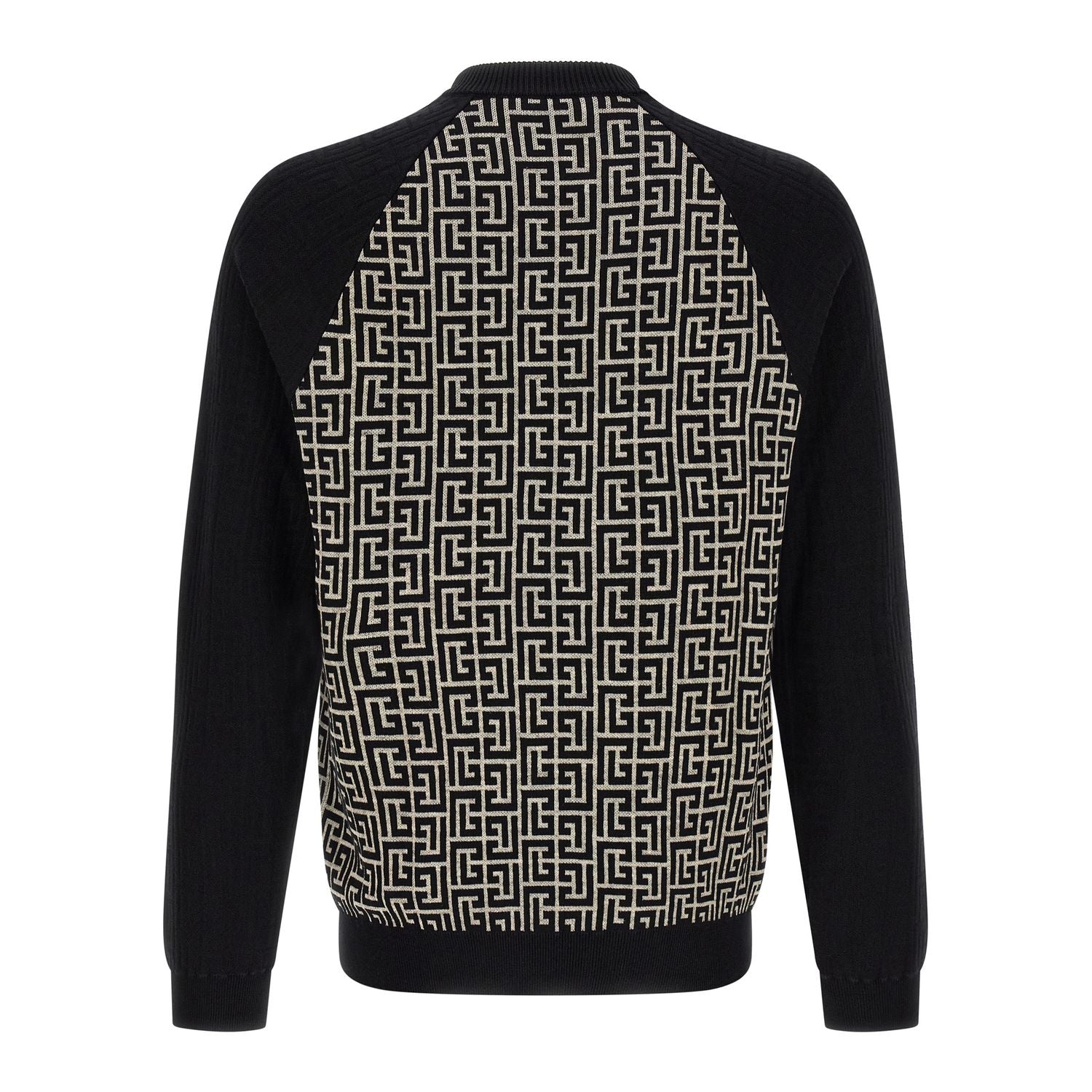 Balmain Bicolor Cotton Cardigan
