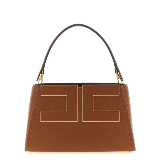 Elisabetta Franchi Brown Polyester Handbag