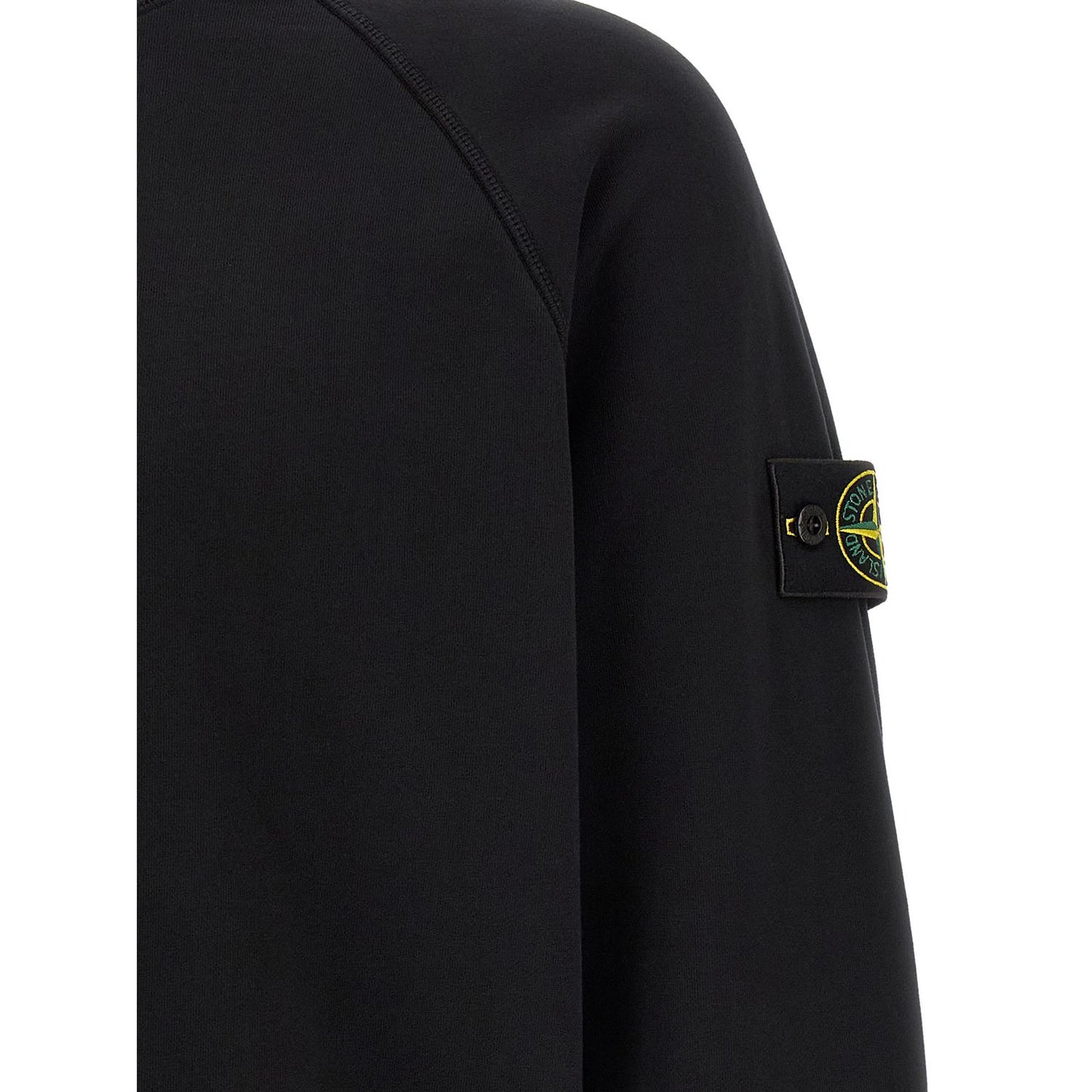 Stone Island Black Cotton Sweatshirt