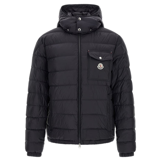 Moncler Blue Polyamide Full-Length Jacket
