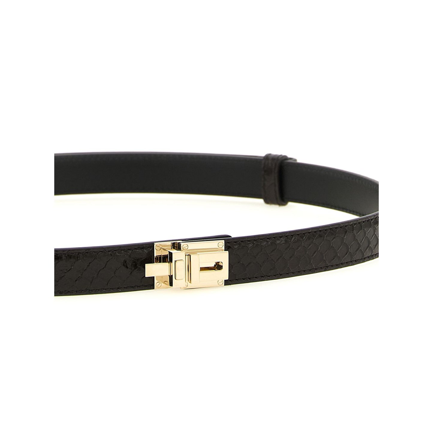 Tom Ford Brown Calfskin Regular Belt