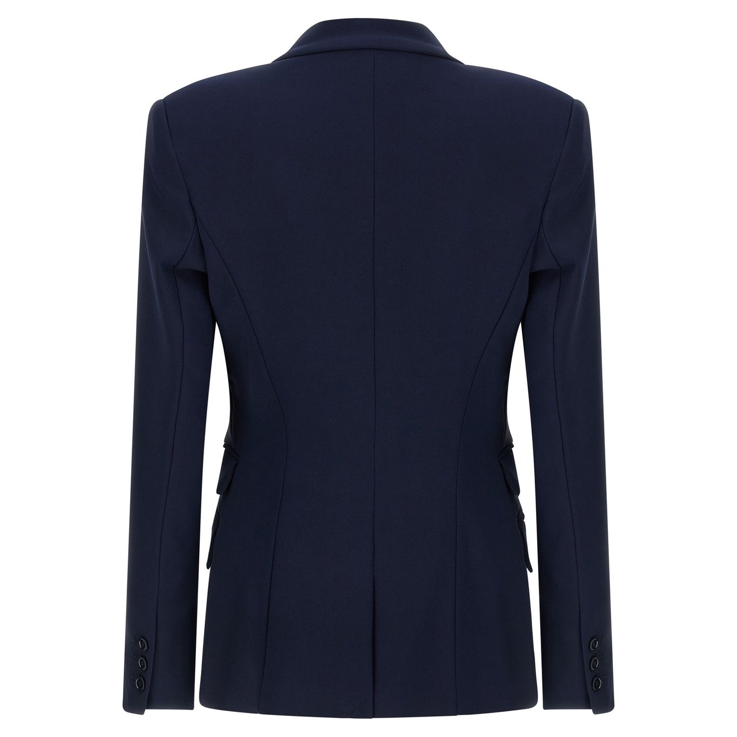 Elisabetta Franchi Blue Polyester Blazer