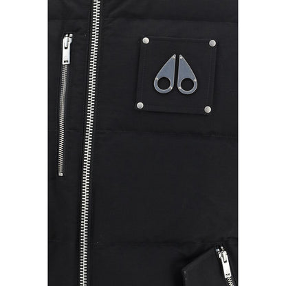 Moose Knuckles Black Cotton Sleeveless Jacket
