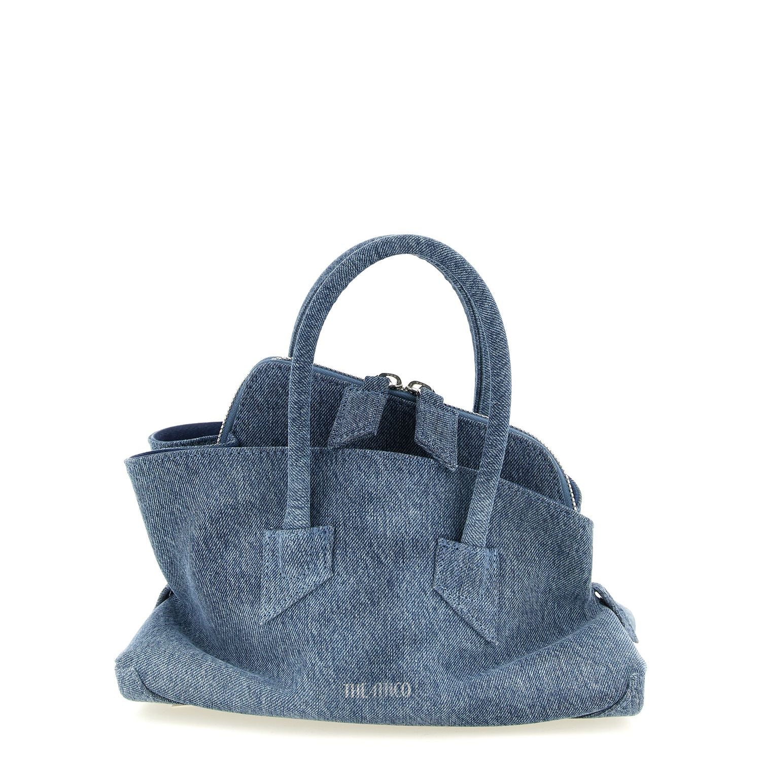 The Attico Blue Cotton Handbag