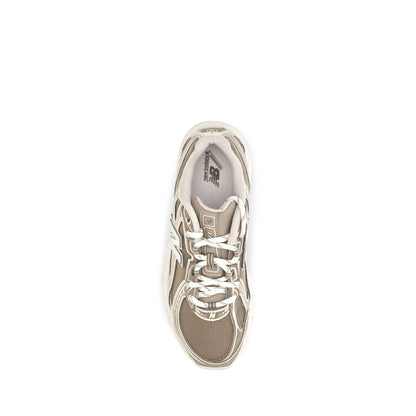 New Balance Beige Fabric Athletic Sneakers