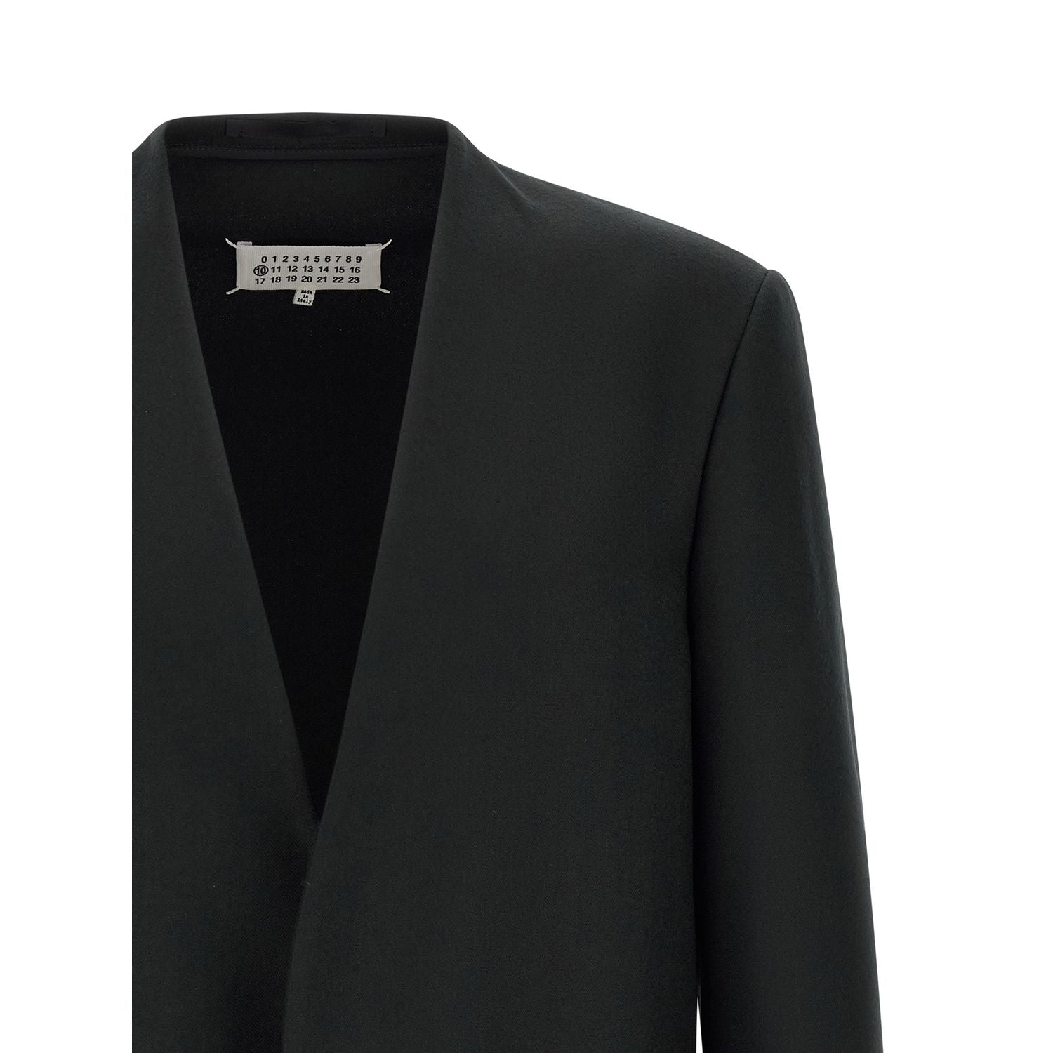 Maison Margiela Black Virgin Wool Blazer