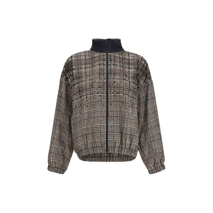 Brunello Cucinelli Beige Polyamide Full-Length Jacket