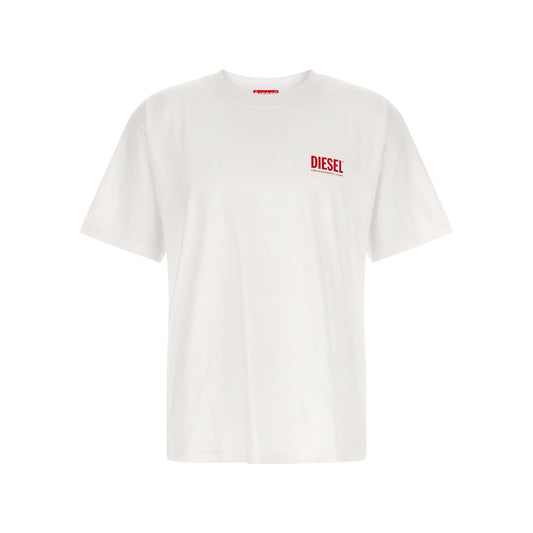 Diesel White Cotton T-Shirt