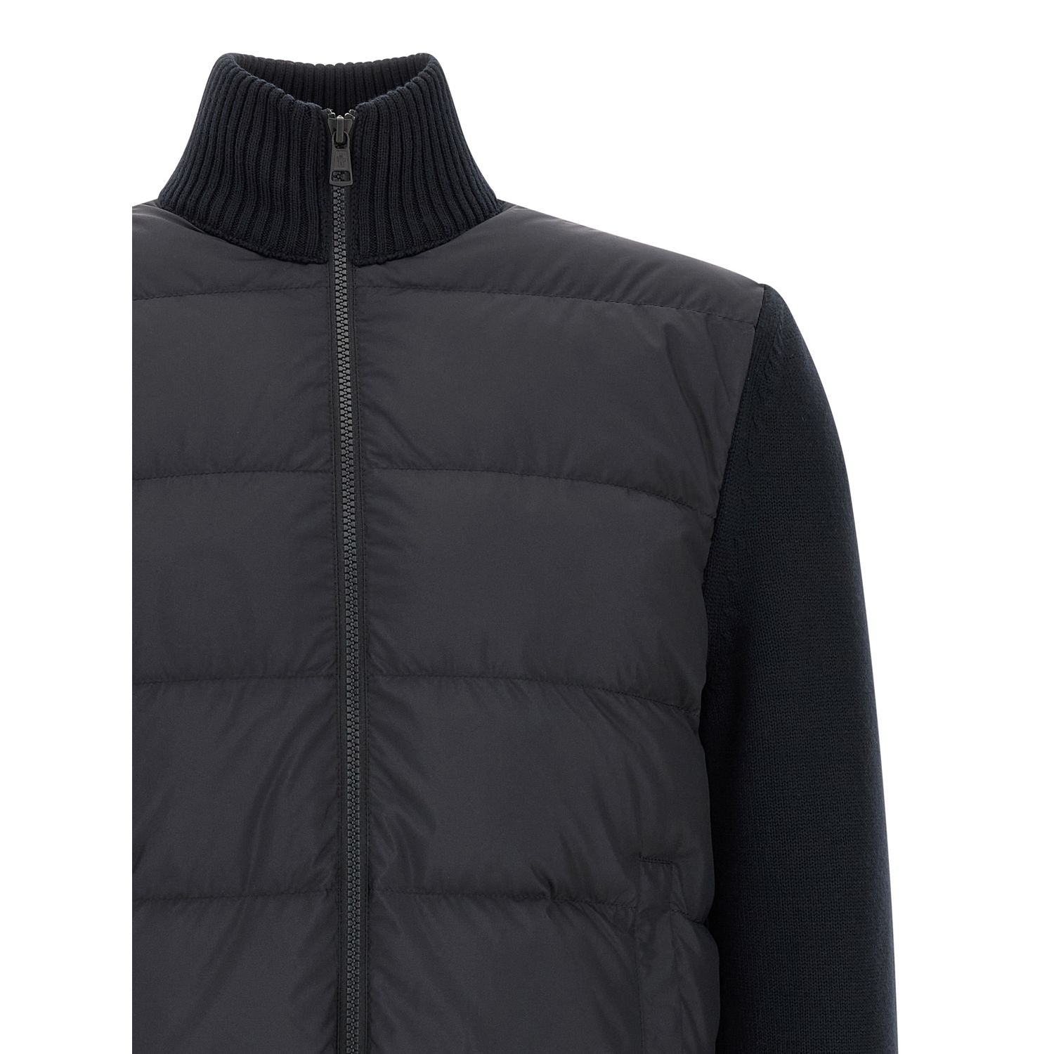 Moncler Blue Polyester Cardigan