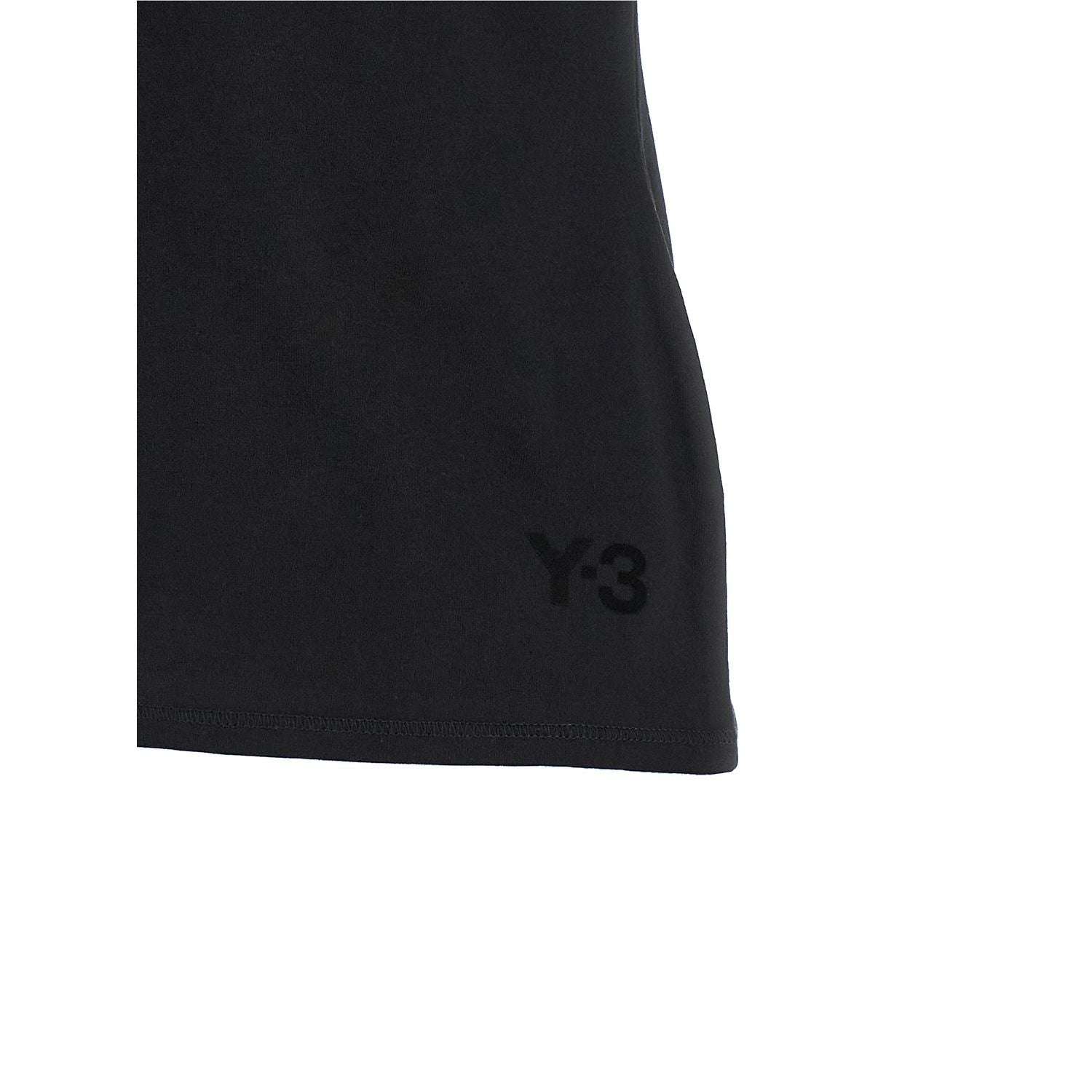 Y-3 Black Cotton T-Shirt