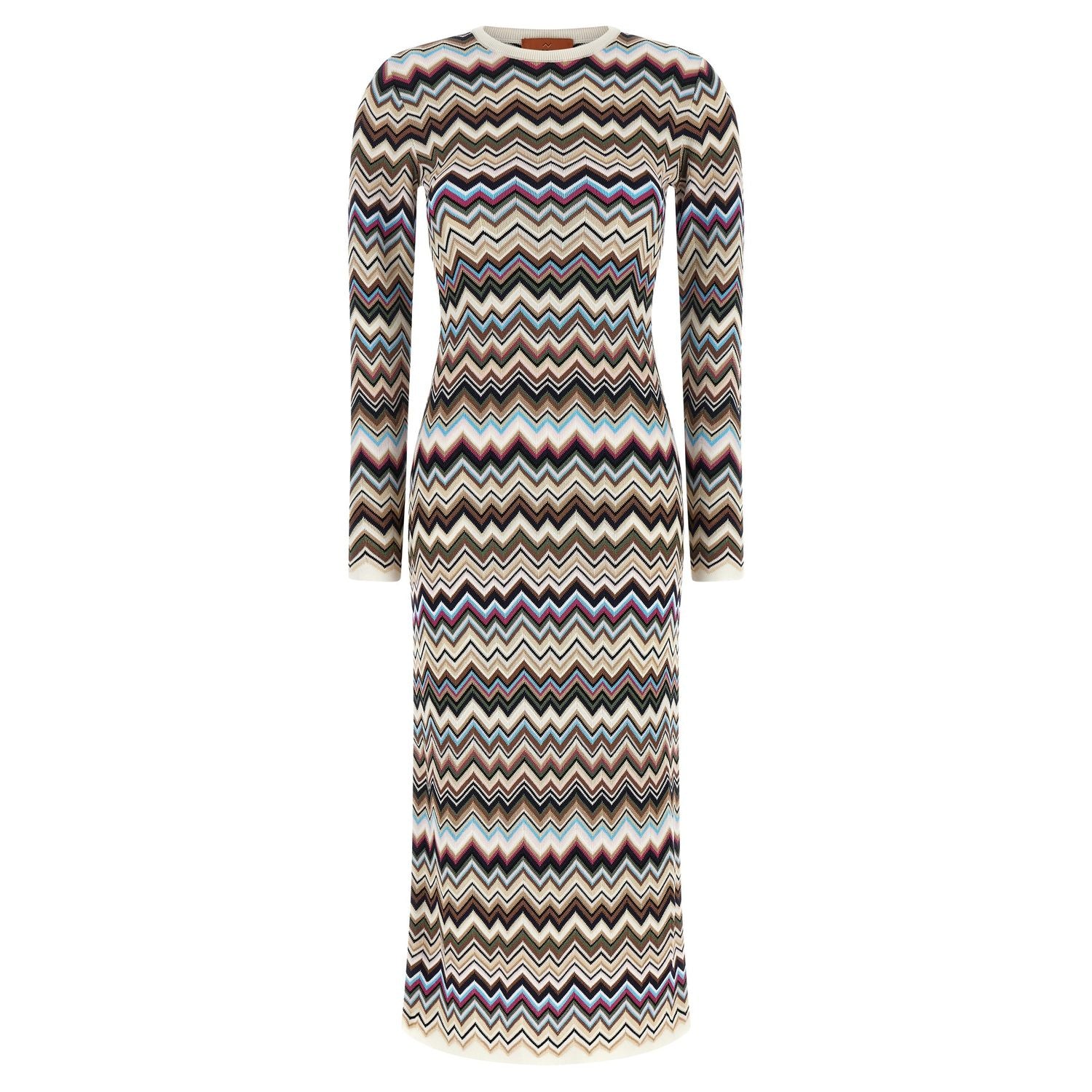 Missoni Multicolor Viscose Midi Dress