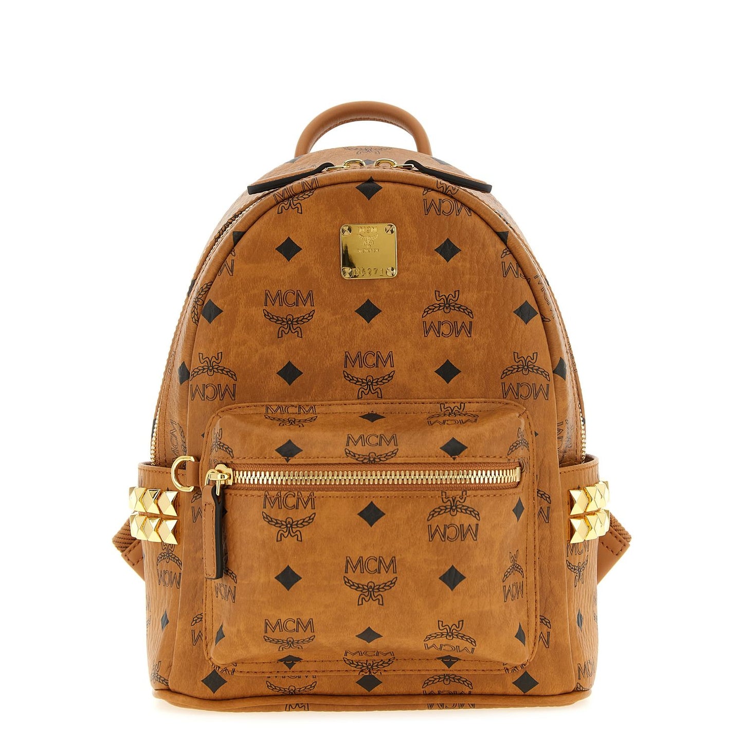 MCM Brown Polyethylene Backpack