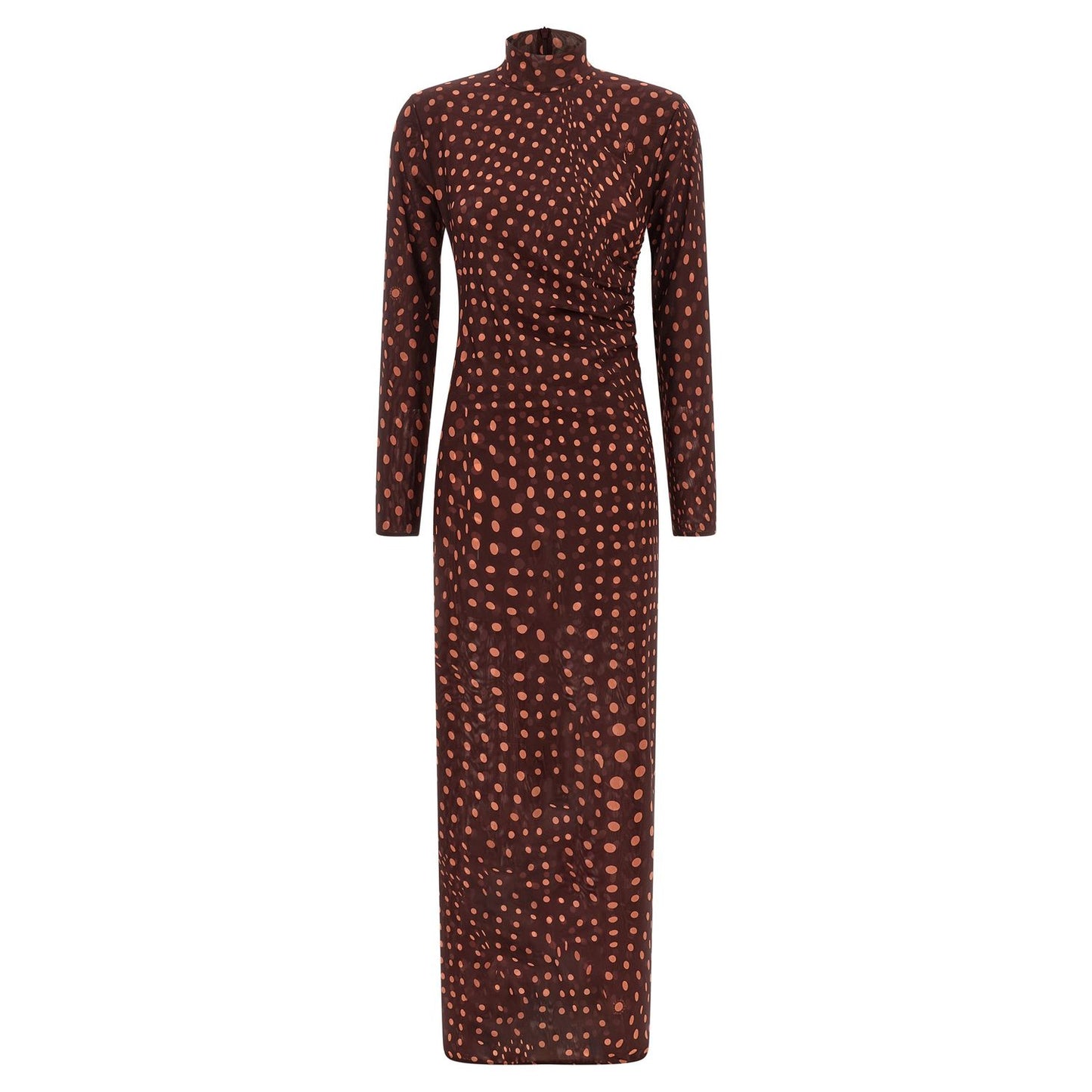 Stella McCartney Bordeaux Polyamide Long Dress
