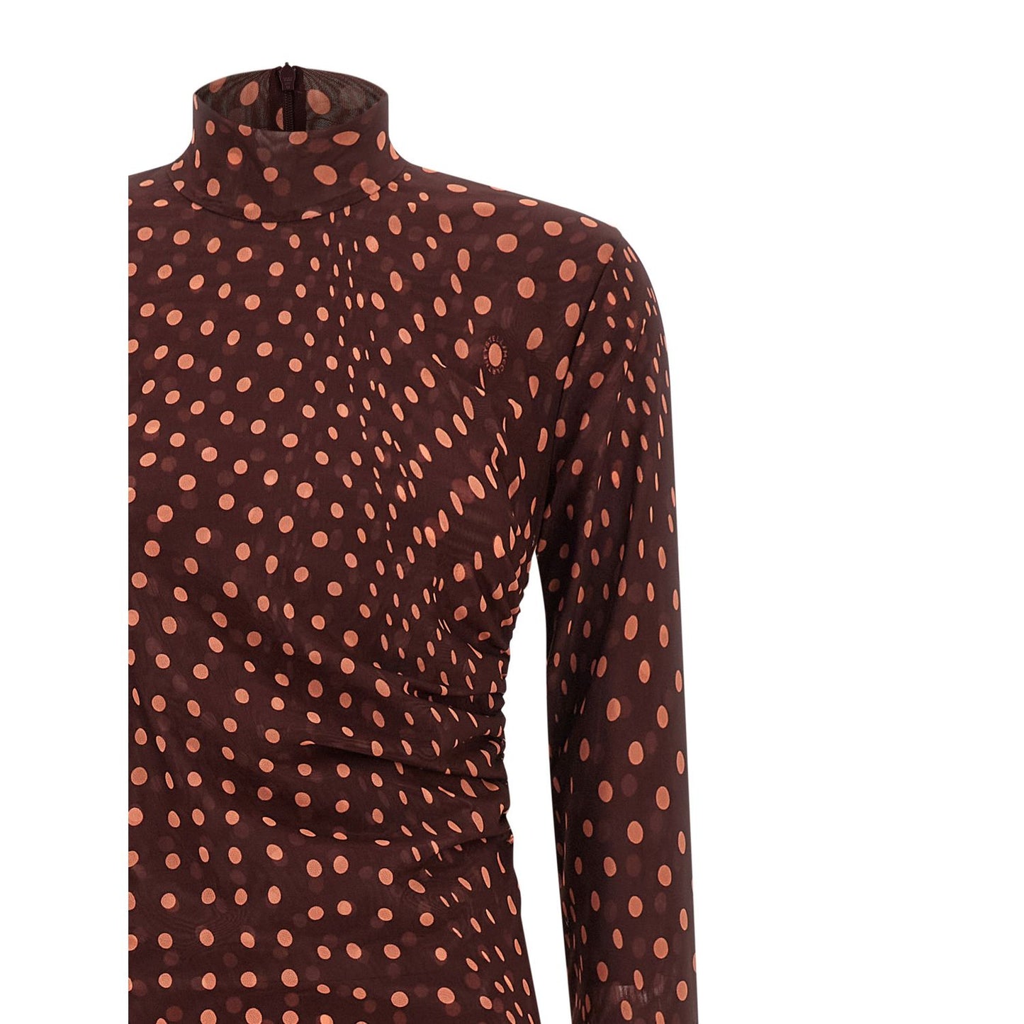 Stella McCartney Bordeaux Polyamide Long Dress