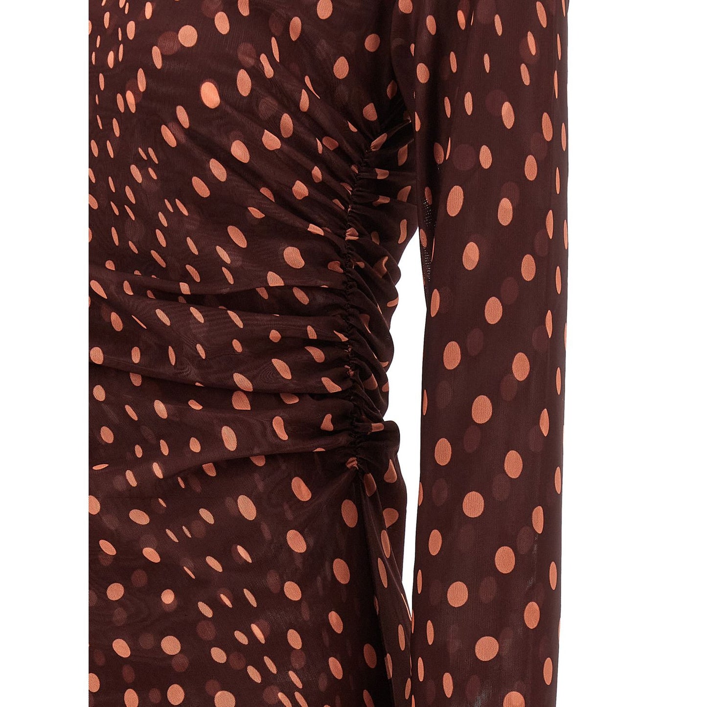 Stella McCartney Bordeaux Polyamide Long Dress