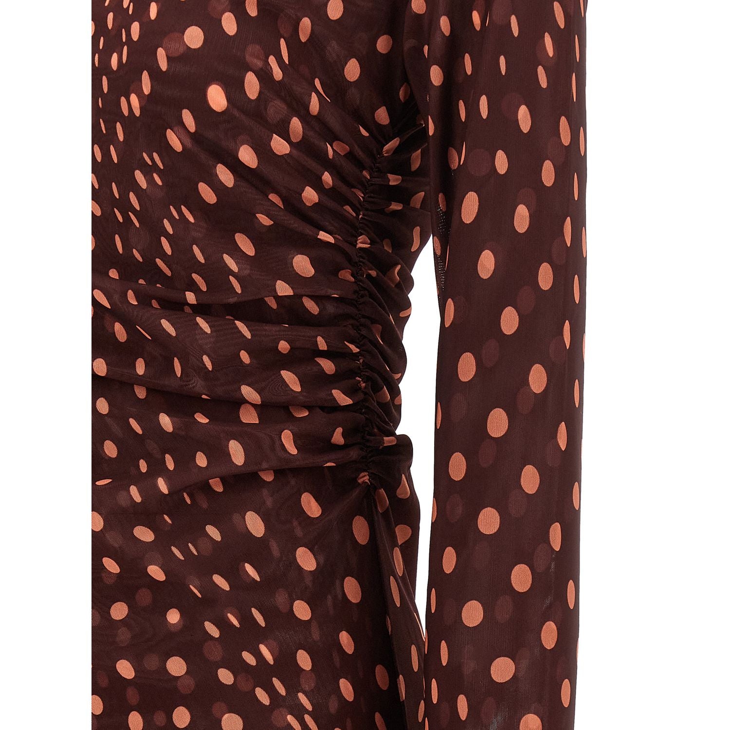 Stella McCartney Bordeaux Polyamide Long Dress