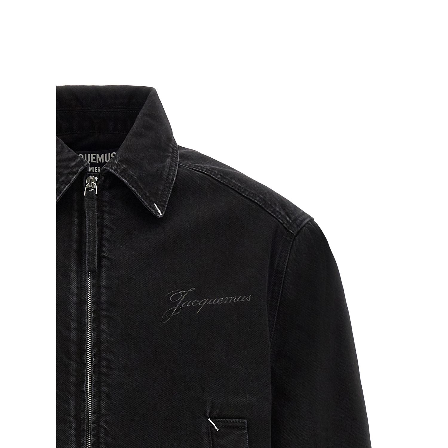 Jacquemus Black Cotton Denim Jacket