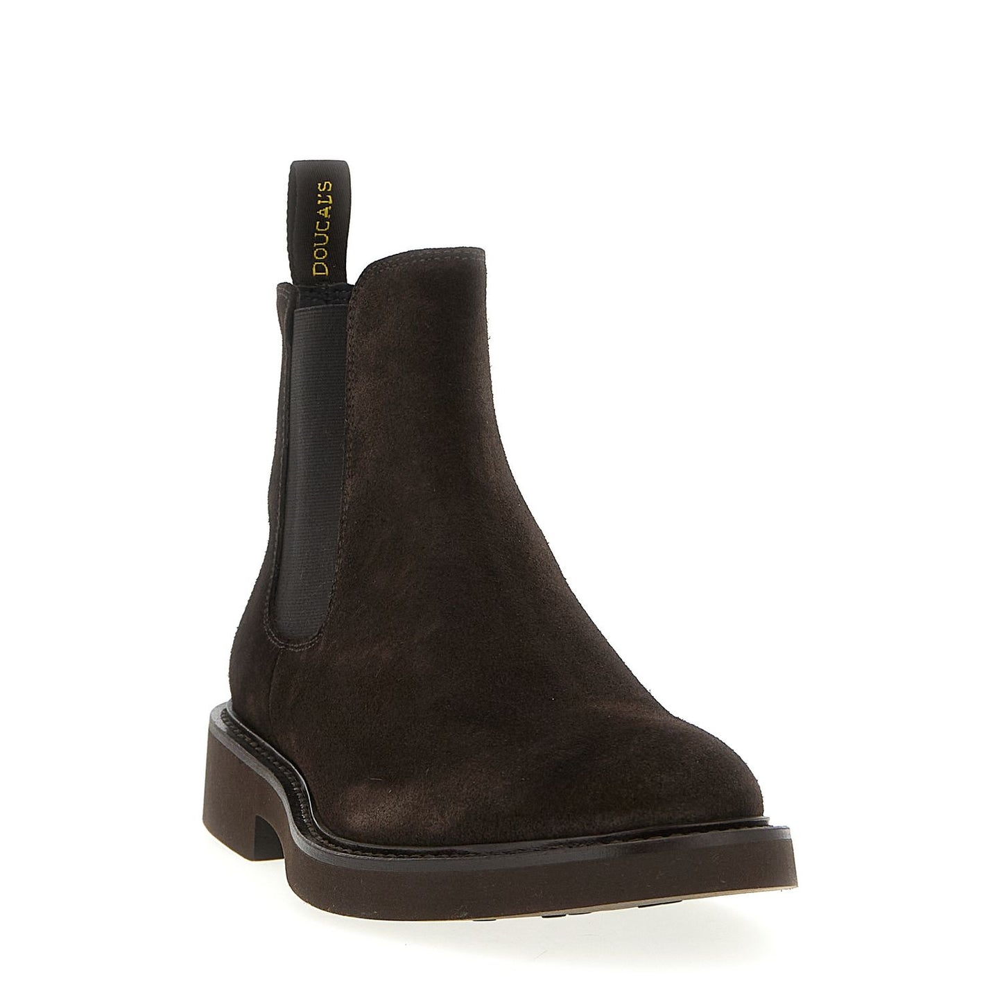 Doucal's Brown Calfskin Chelsea Boots