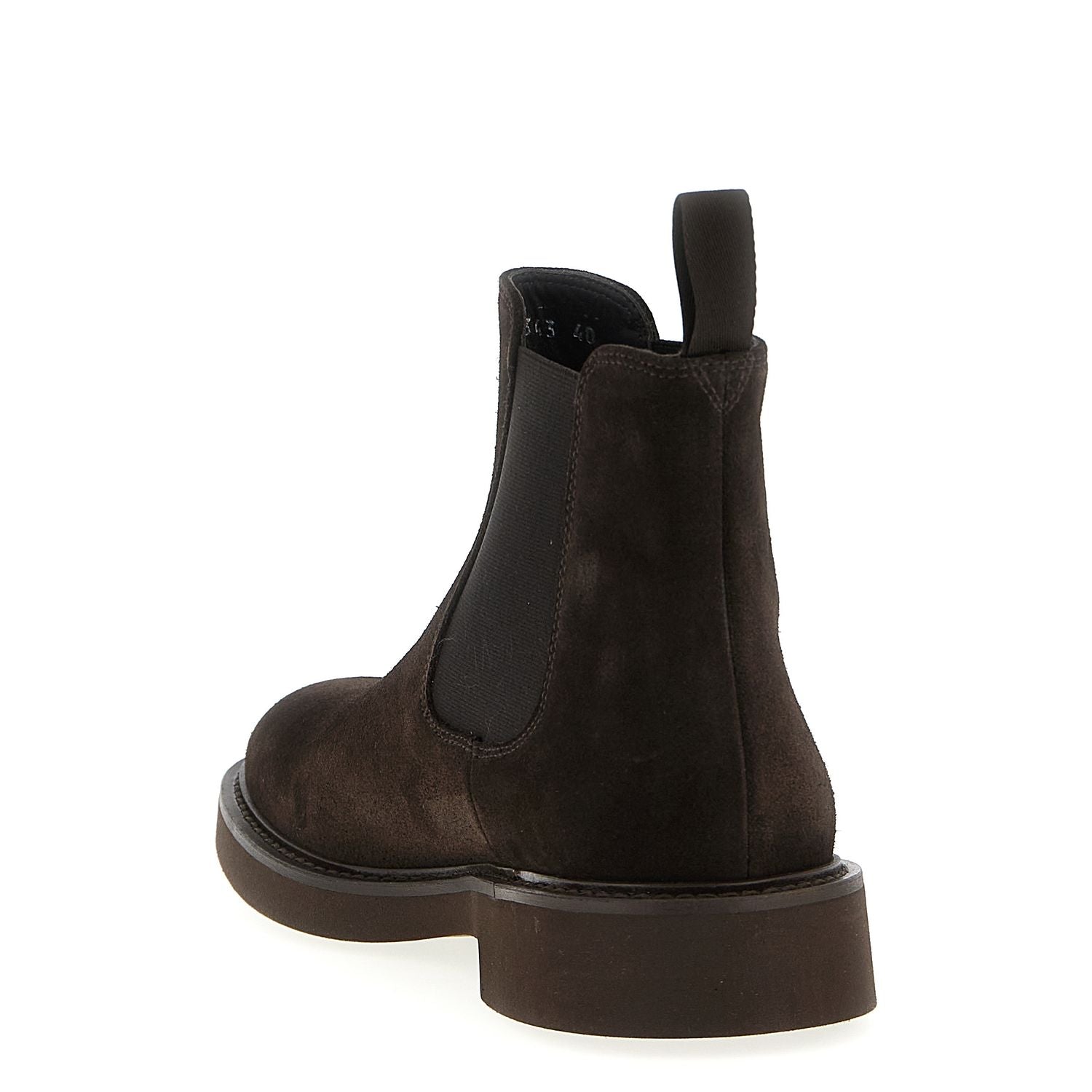 Doucal's Brown Calfskin Chelsea Boots
