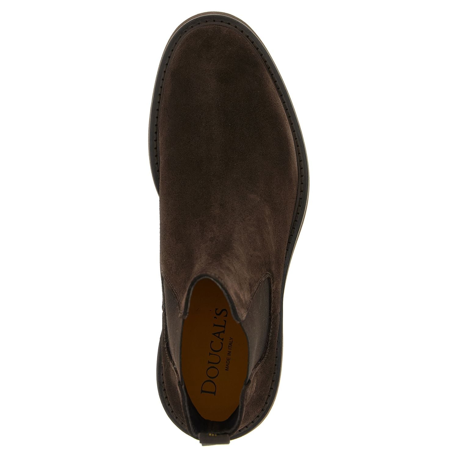 Doucal's Brown Calfskin Chelsea Boots