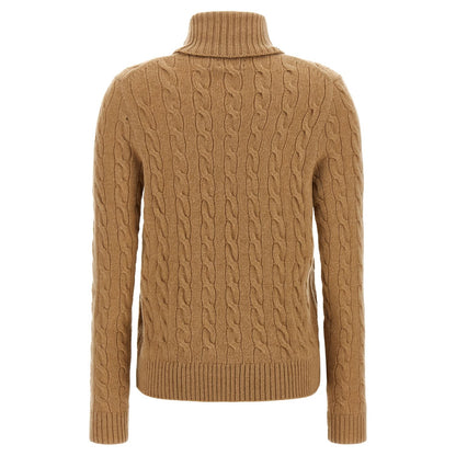 Polo Ralph Lauren Beige Wool Cardigan