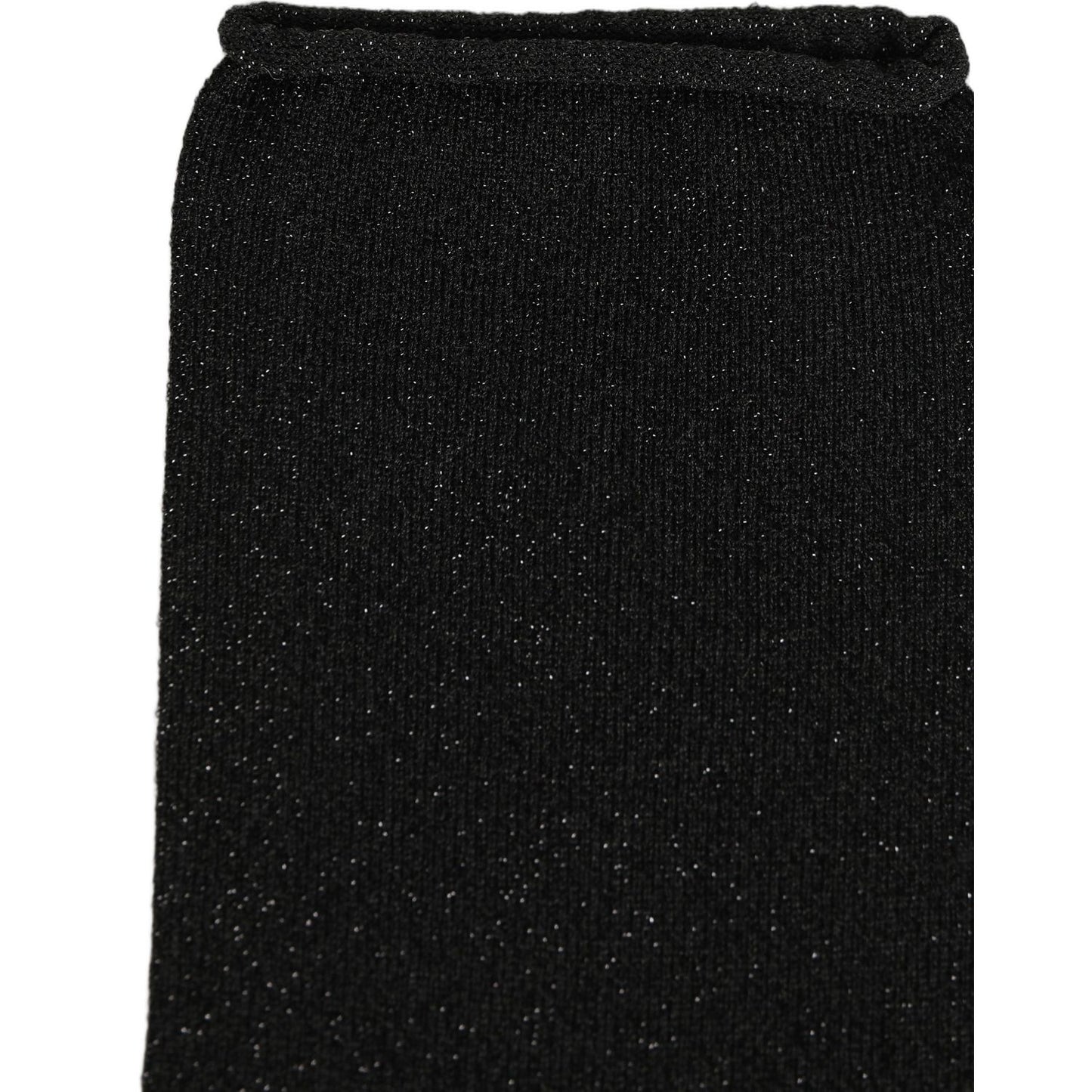 Dolce & Gabbana Men Black Viscose Mid Calf Accessory Socks