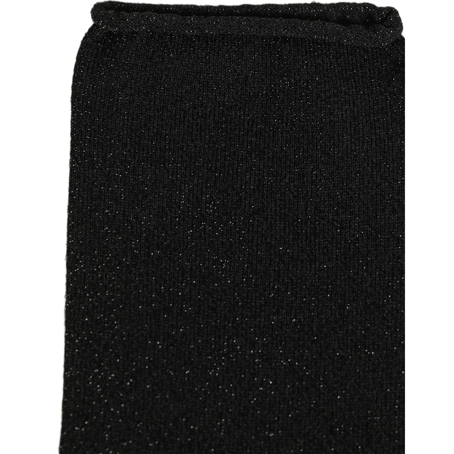 Dolce & Gabbana Men Black Viscose Mid Calf Accessory Socks