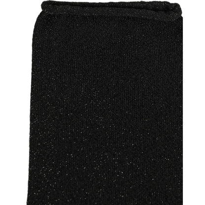 Dolce & Gabbana Men Black Viscose Mid Calf Accessory Socks