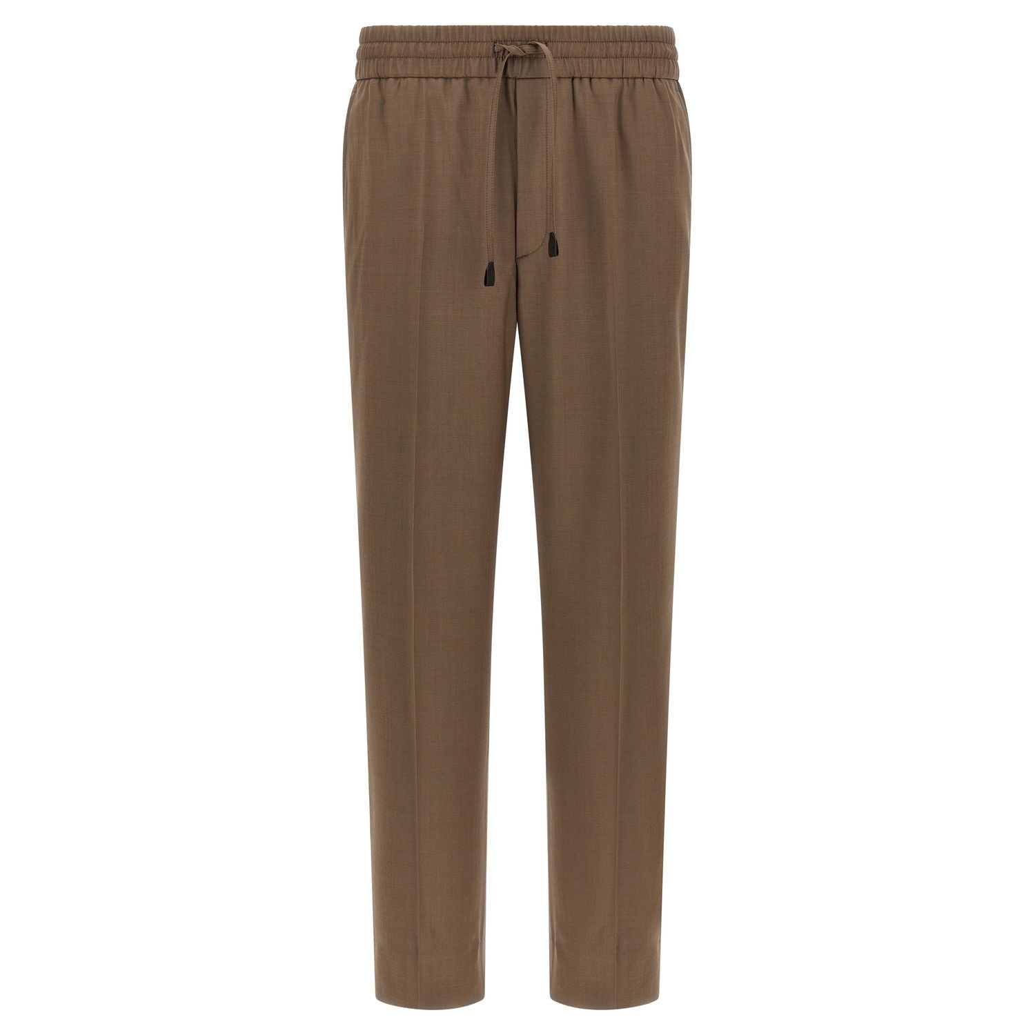 Brioni Brown Wool Casual Pants