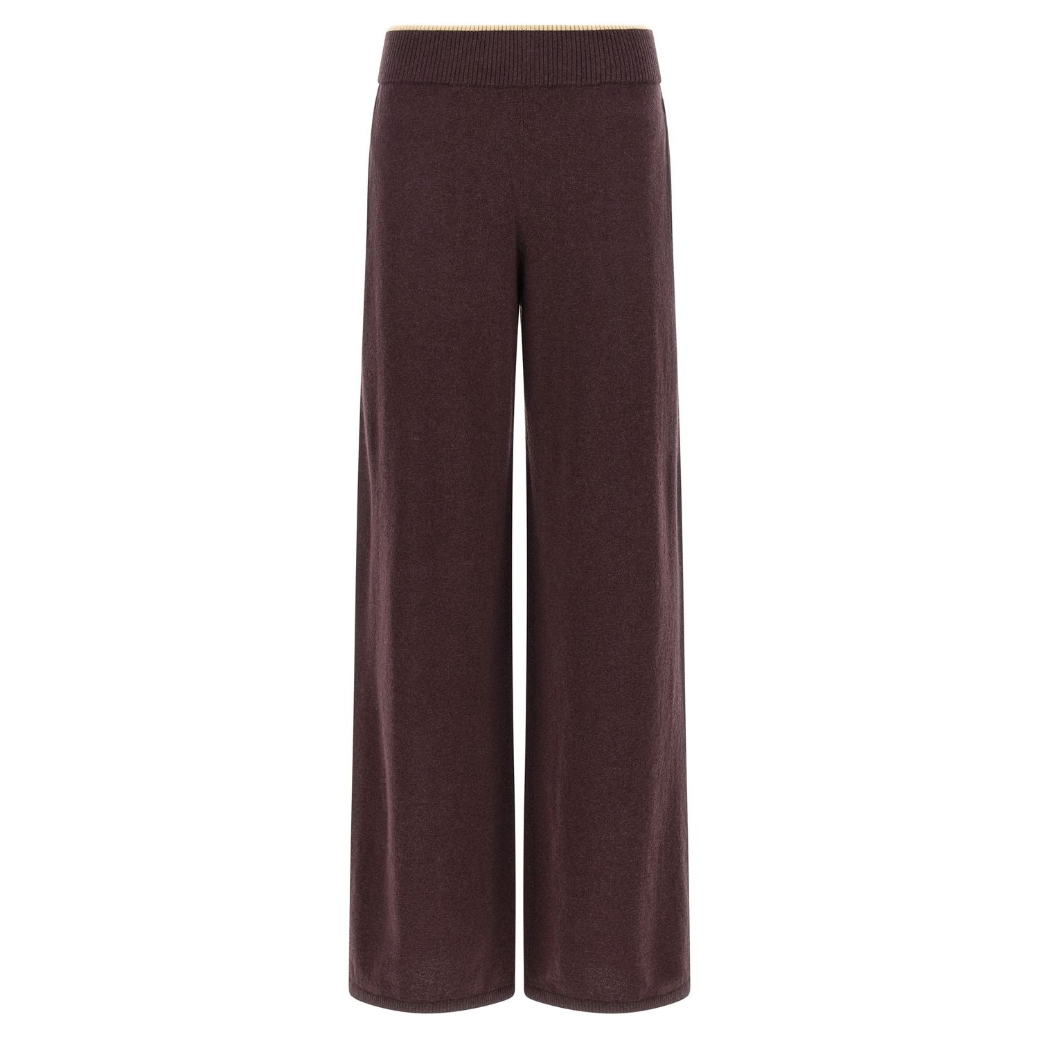 PINKO Purple Wool Casual Pants