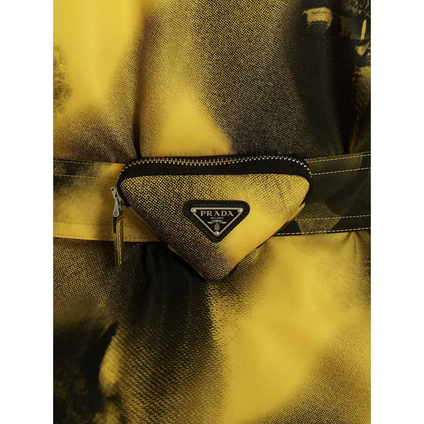 Prada Bicolor Polyamide Parka