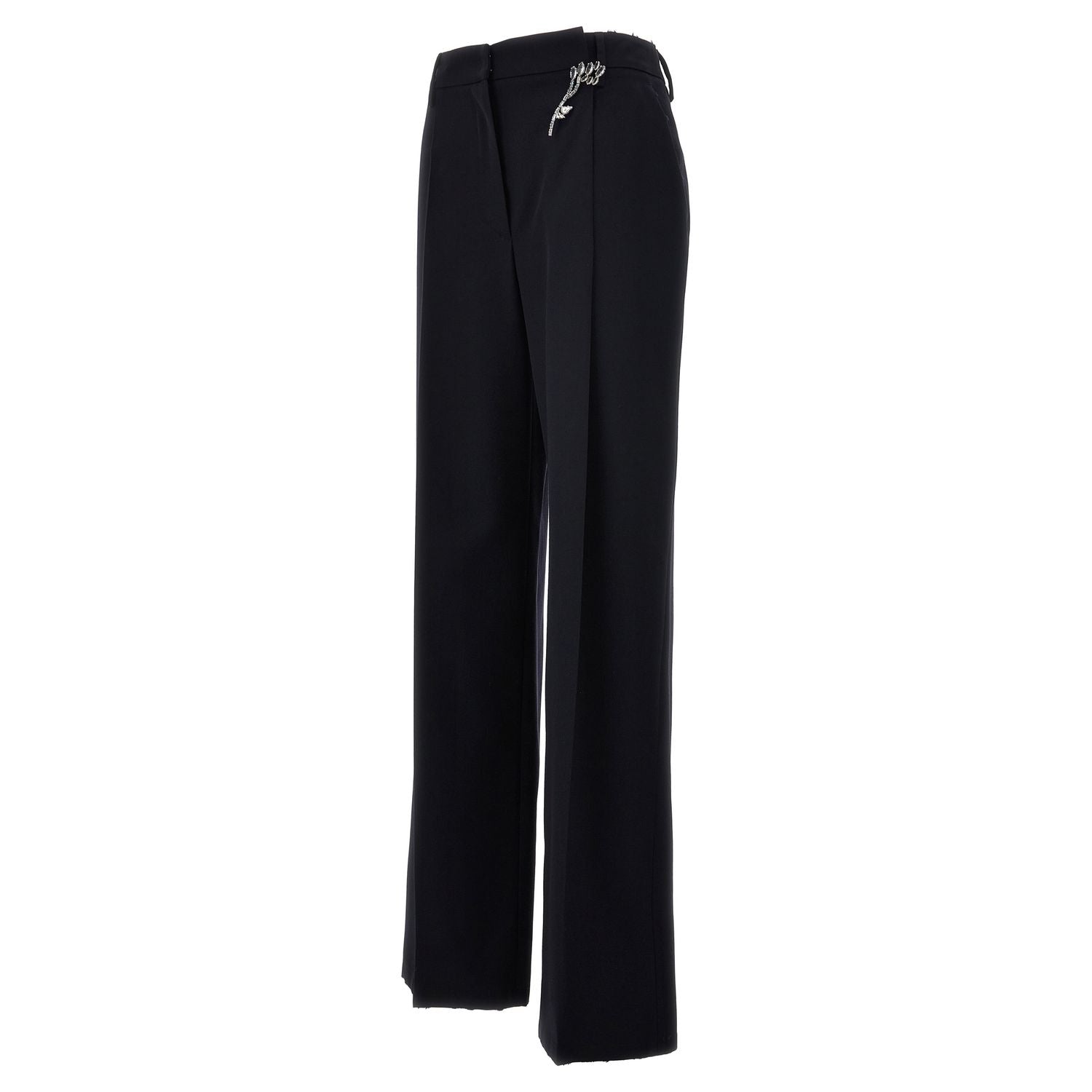 Prada Blue Wool Casual Pants