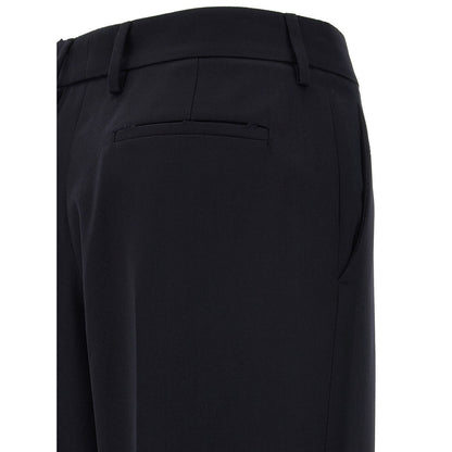 Prada Blue Wool Casual Pants