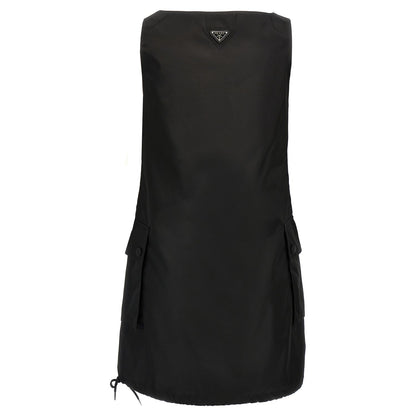 Prada Black Polyamide Short Dress