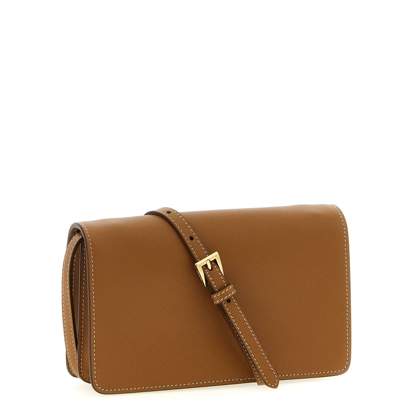 Prada Beige Calfskin Crossbody Bag